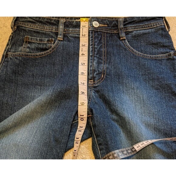 Express Vintage Jean Precision Fit Stretch Fit And Flare Mid Rise Size 7/8 - Picture 5 of 9